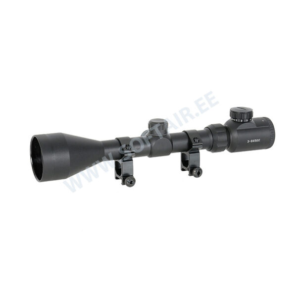 3-9 X 50E valgustusega optika