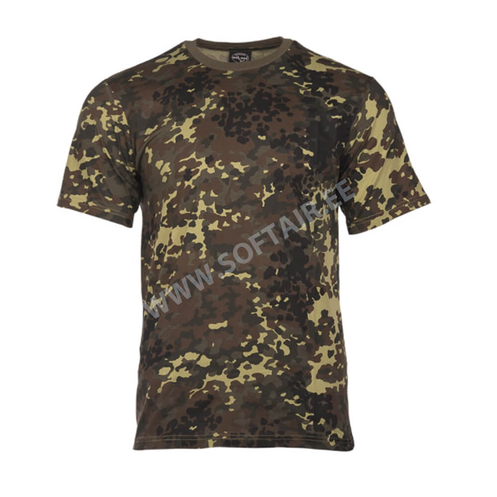 【KOOLOSET】Pigment Camo Applique Short Sleeve T-Shirt KOOLOSET】Pigment Camo Applique Short Sleeve T-Shirt Purple